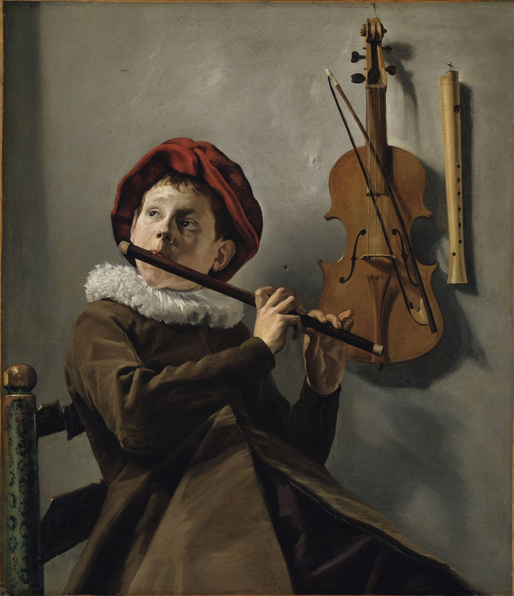 Judith Leyster, Gosse blåsande flöjt